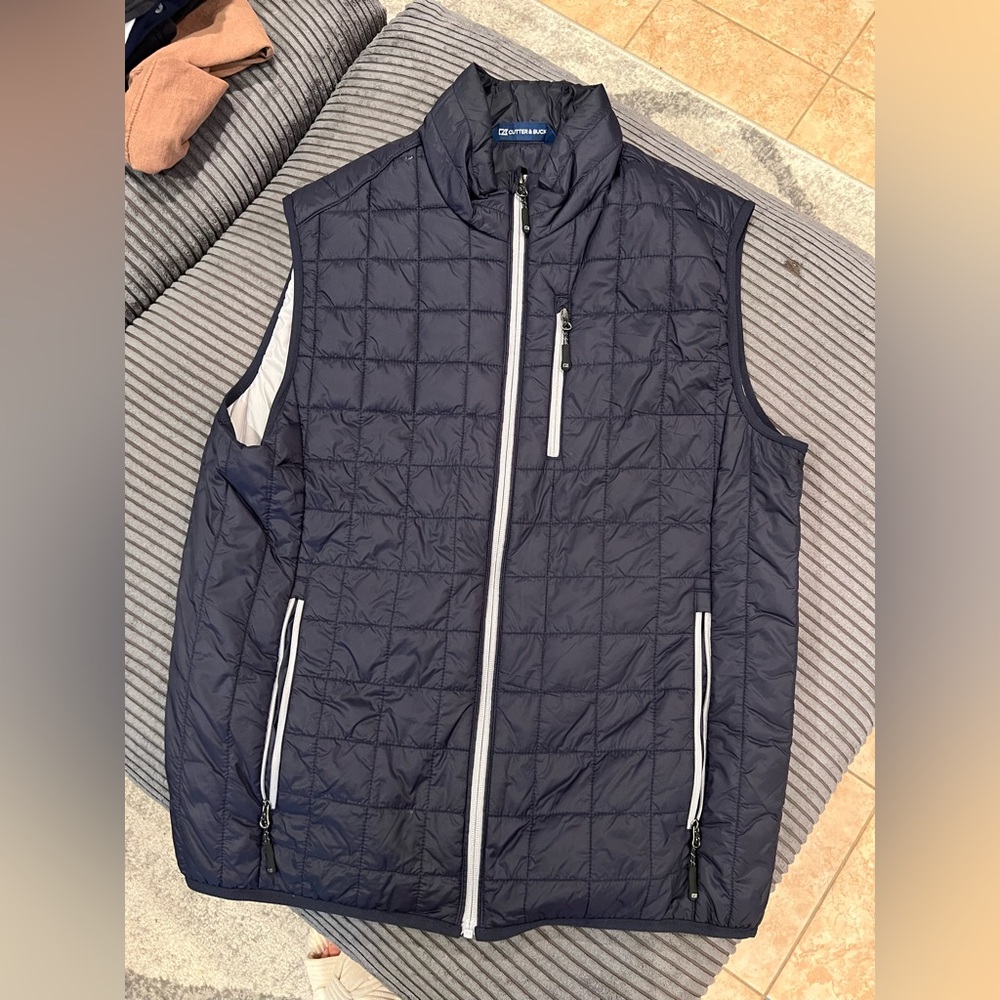Cutter & Buck Rainier PrimaLoft Eco Insulated Full Zip Puffer Vest